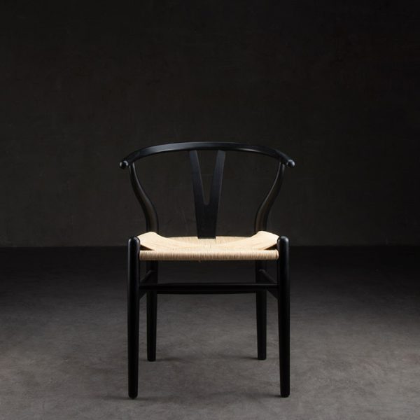 Silla Wishbone Negra