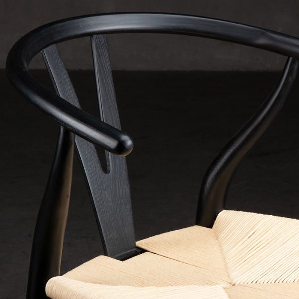 Silla Wishbone Negra