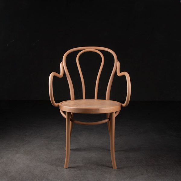 Sitial Natural Asiento Enchapado Madera Haya
