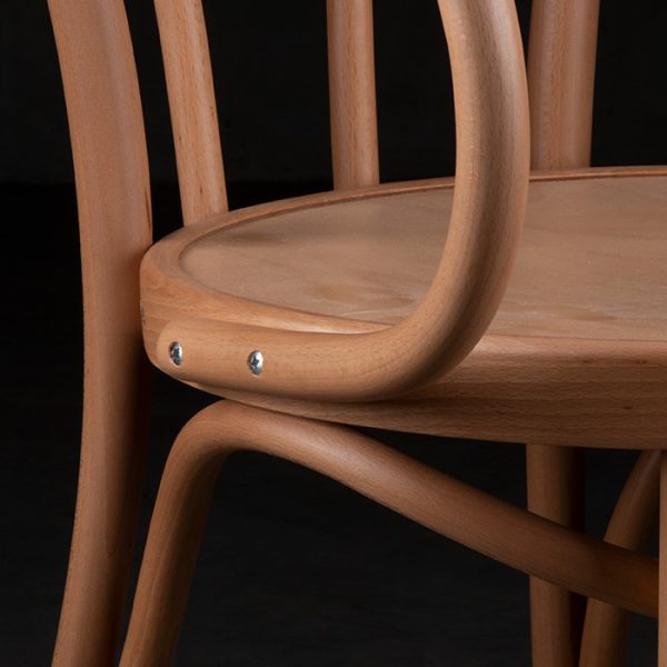 Sitial Natural Asiento Enchapado Madera Haya