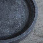 Plato Hondo Mármol Negro