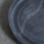 Plato Hondo Mármol Negro