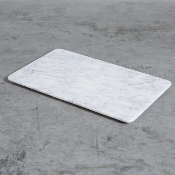 Tabla Rectangular Lisa Mármol Blanco