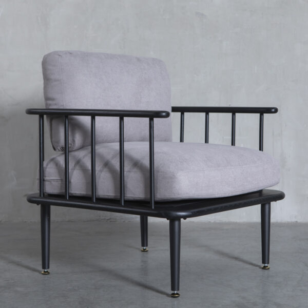 Sillón Príncipe Tres Palos Negro