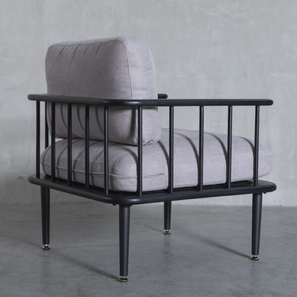 Sillón Príncipe Tres Palos Negro