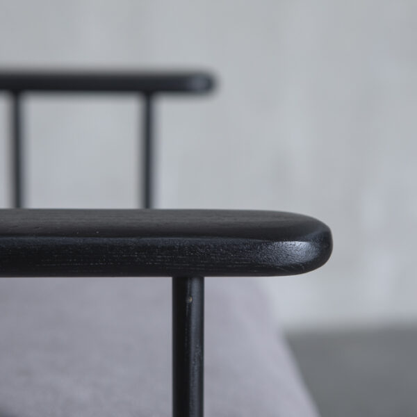 Sillón Príncipe Tres Palos Negro
