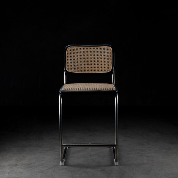 Silla Bar Negra Bauhaus