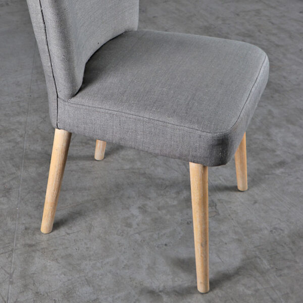 Silla Fausta Lino Gris