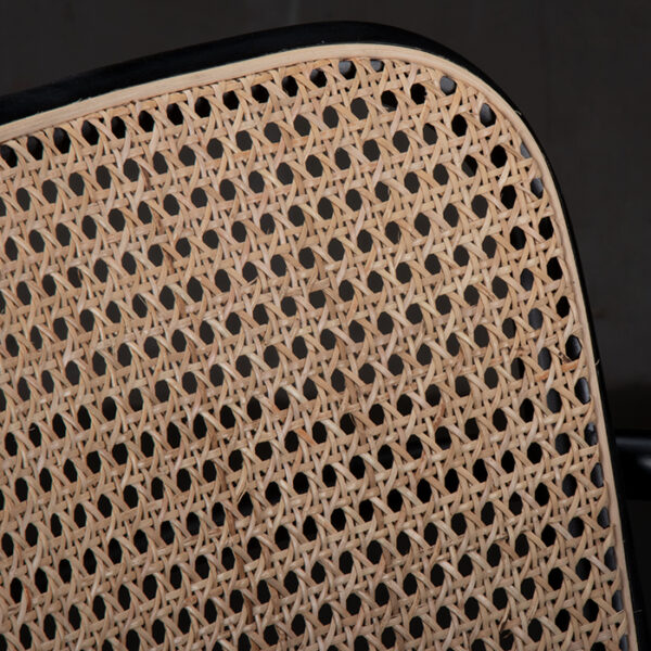 Silla Oporto Negra con Brazos