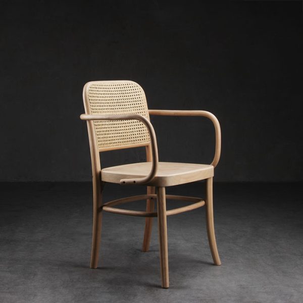 Silla Oporto Natural con Brazos