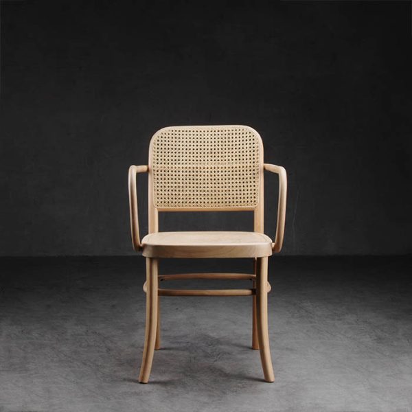 Silla Oporto Natural con Brazos