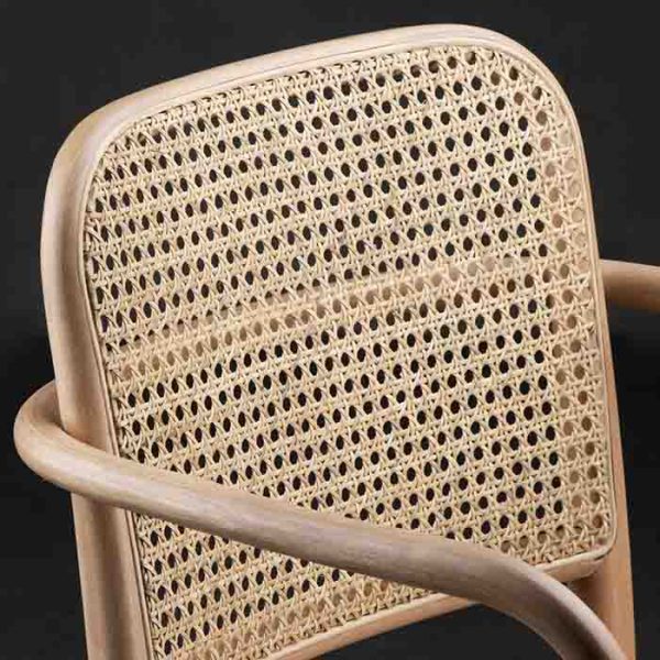 Silla Oporto Natural con Brazos