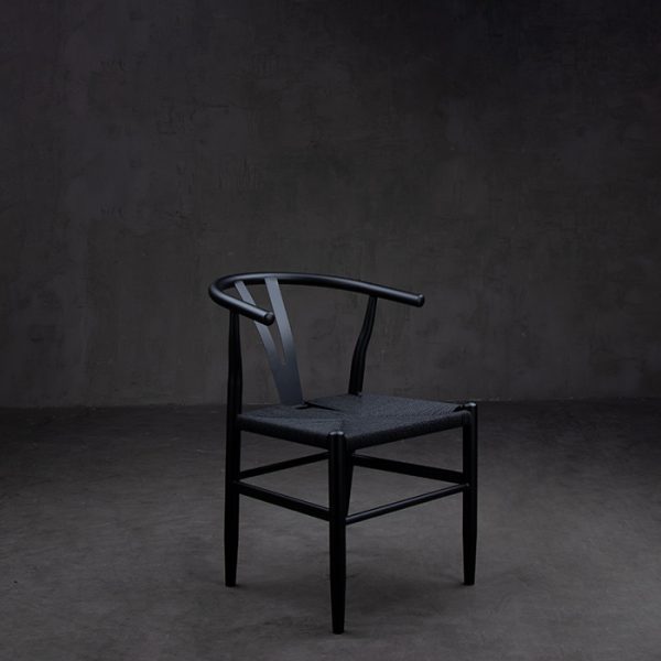 Silla Wishbone Negra