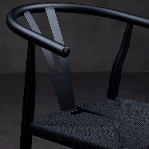 Silla Wishbone Negra