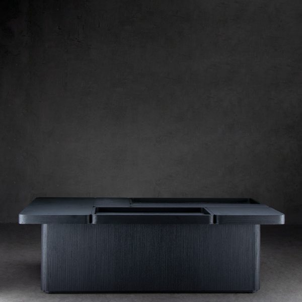 Mesa De Centro El Tetris negra
