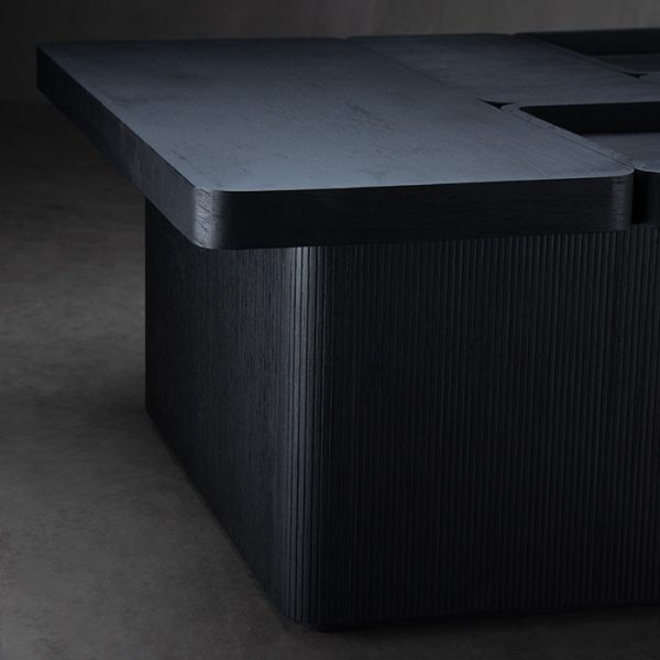 Mesa De Centro El Tetris negra
