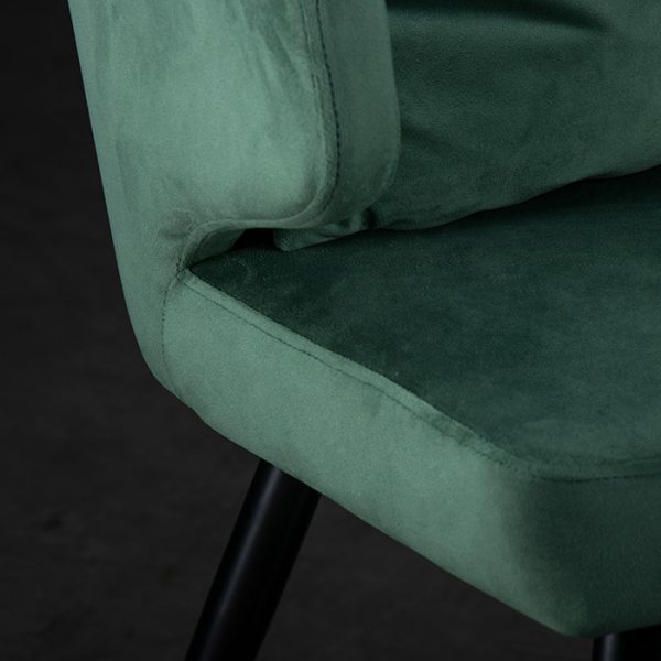 Silla La Cómoda Felpa verde