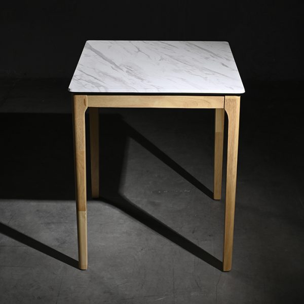 Mesa La Tecnología Cuadrada Blanca