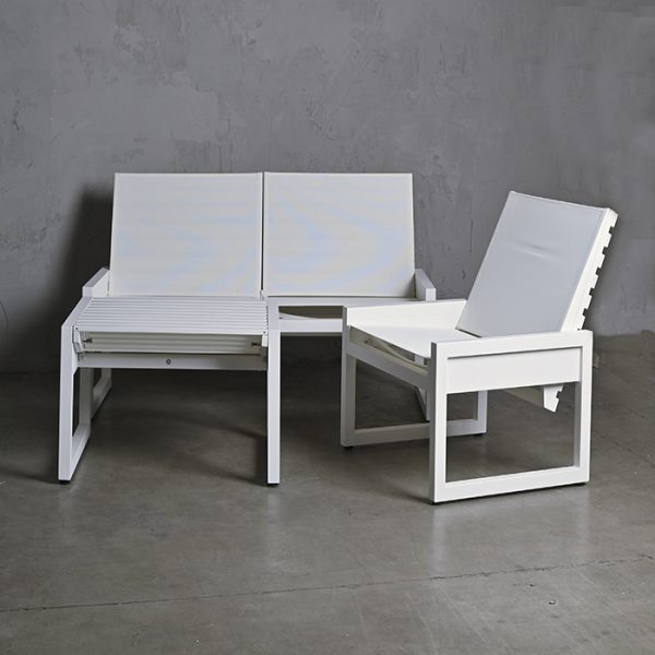 Colección Terraza Plegable Blanco