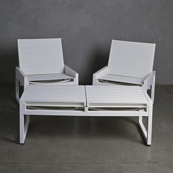 Colección Terraza Plegable Blanco