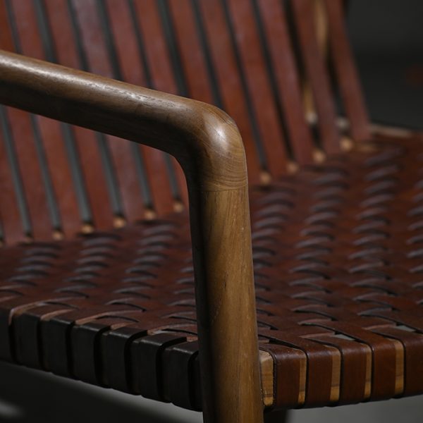 Silla En Tejido Café