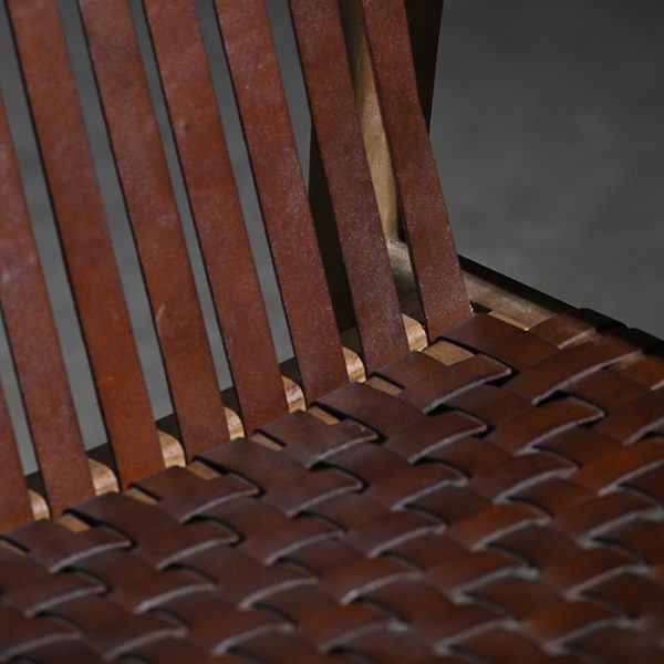 Silla En Tejido Café