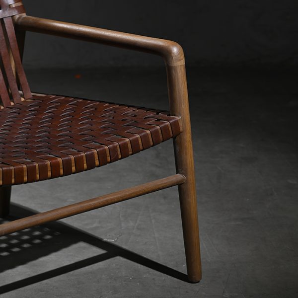 Silla En Tejido Café
