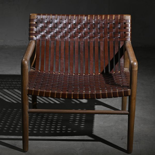Silla En Tejido Café