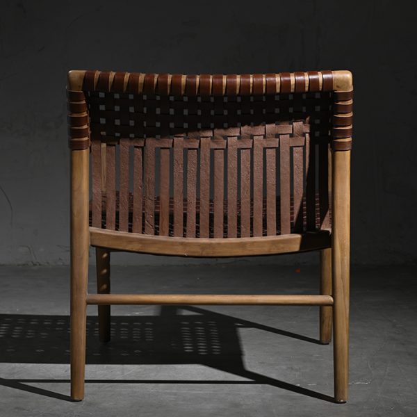 Silla En Tejido Café