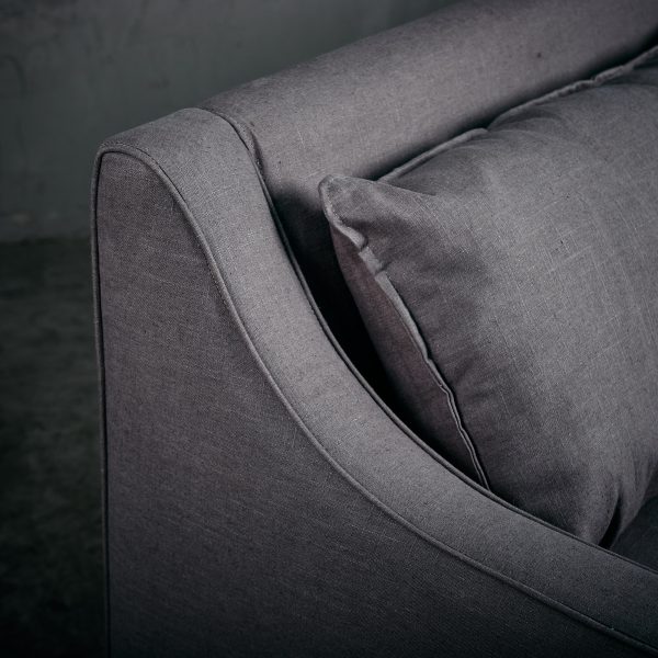 Sofá Para Ti 180 gris oscuro