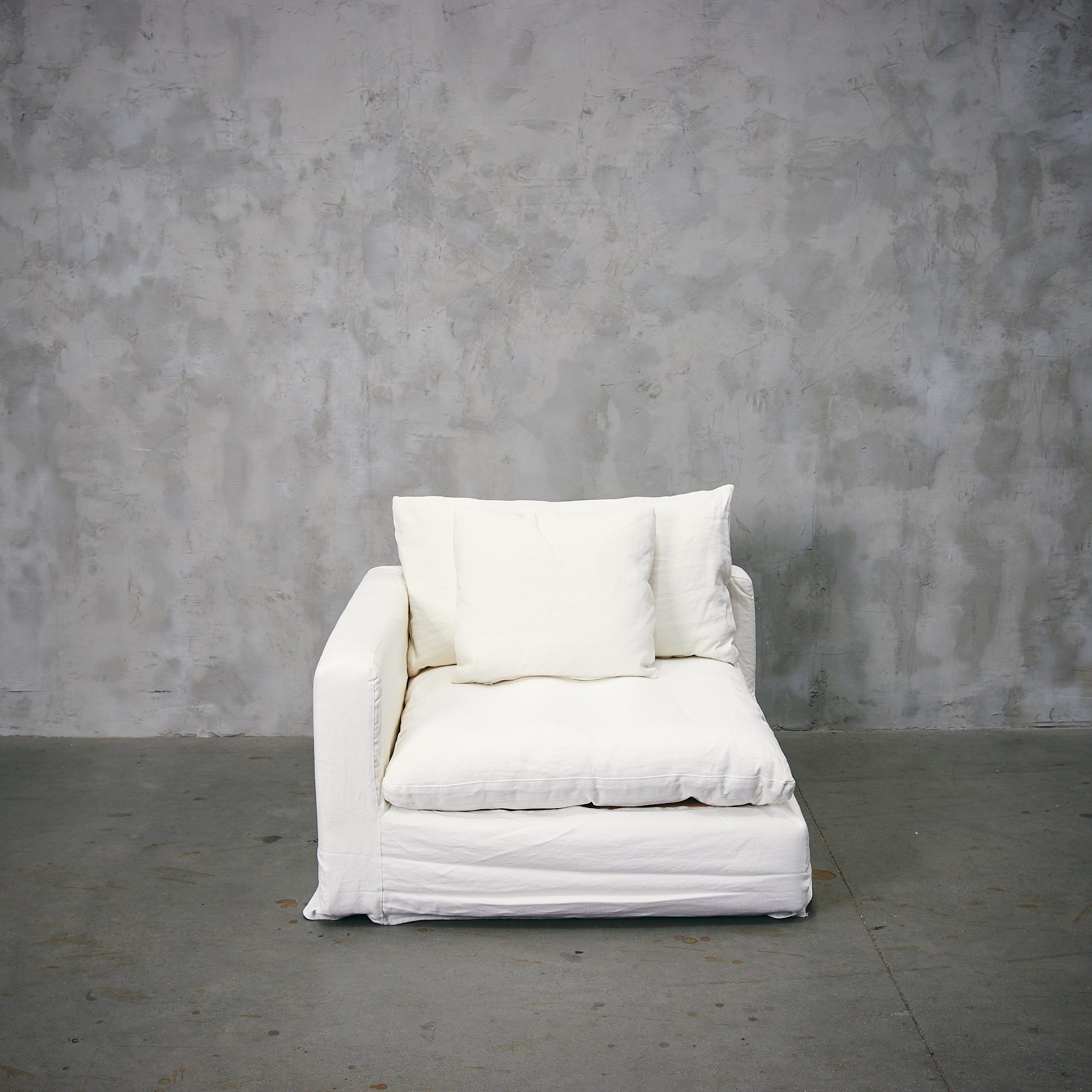 Esquinero Sofá Gladiolo Crudo